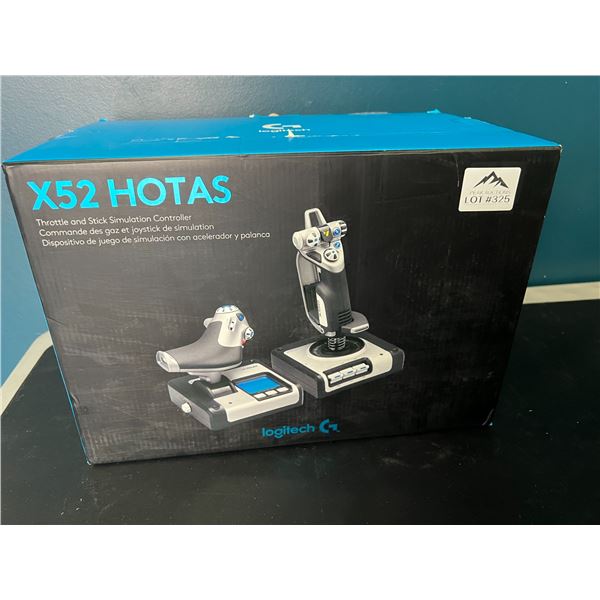Lot of 1 Logitech X52 HOTAS Throttle and Stick Simulation Controller