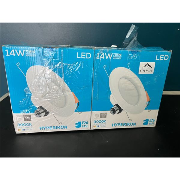 Lot of 2 Hyperikon LED Downlights