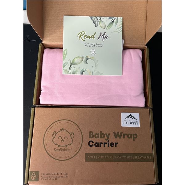 Lot of 2 Baby Wrap Carriers (Pink)
