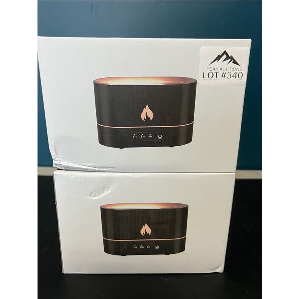 Lot of 2 LED Light-Up Aroma Diffusers/Air Humidifiers