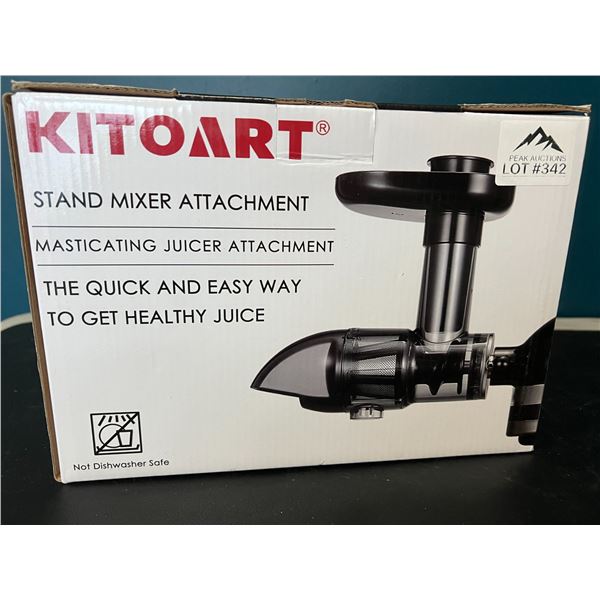 Lot of 1 Kitoart Stand Mixer Masticating Juicing Attachment