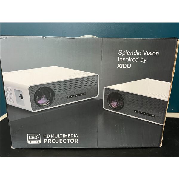 Lot of 1 XIDU Home Theater LED HD Multimedia Projector