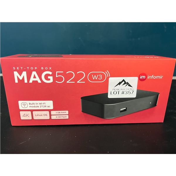 Lot of 1 Linux Set Top Box MAG-522 W3