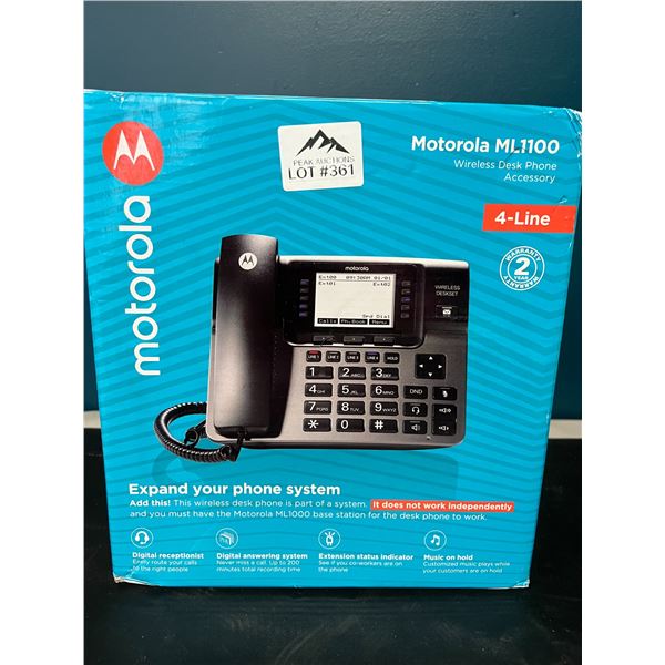 Lot of 1 Motorola ML1100 Wireless Desk Phone