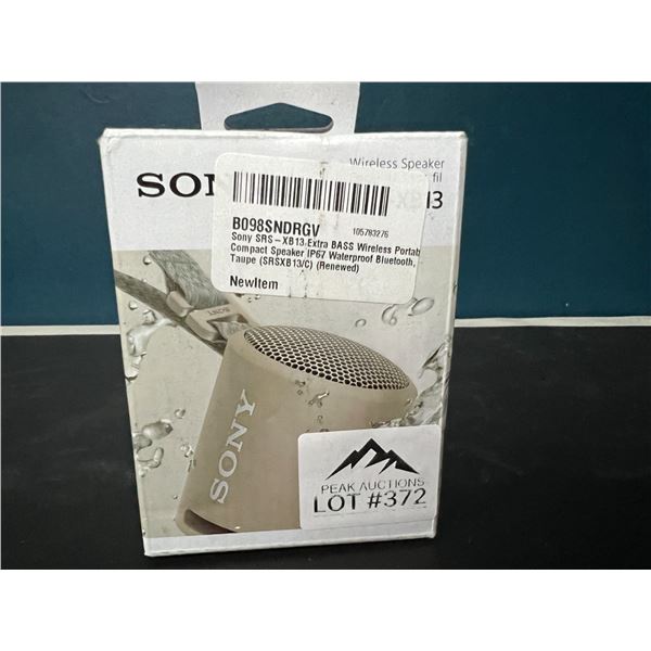 Lot of 1 Sony XB13 Extra Bass Portable Wireless Bluetooth Speaker