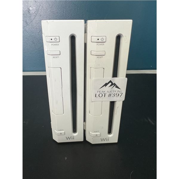 Lot of 2 Nintendo Wii Consoles (*Used/As Is)