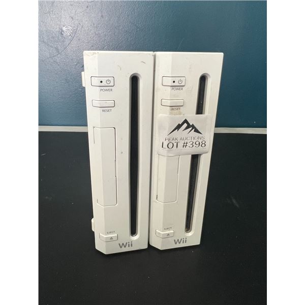 Lot of 2 Nintendo Wii Consoles (*Used/As Is)