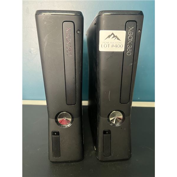 Lot of 2 Xbox 360 S Consoles (*Used/As Is)