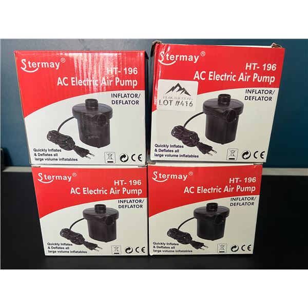 Lot of 4 Electric Air Pumps