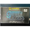 Image 1 : Lot of 1 LED Neon Mood Sign - "Good Vibes"