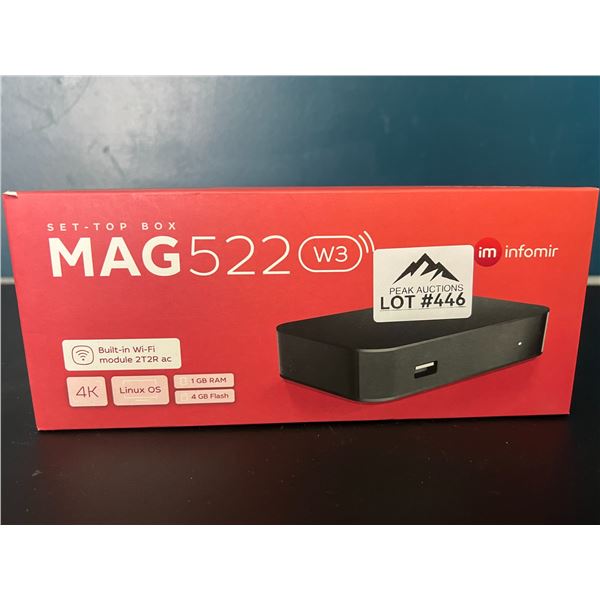 Lot of 1 Linux Set Top Box MAG-522 W3
