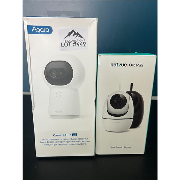Lot of 2 Indoor Security Cameras
