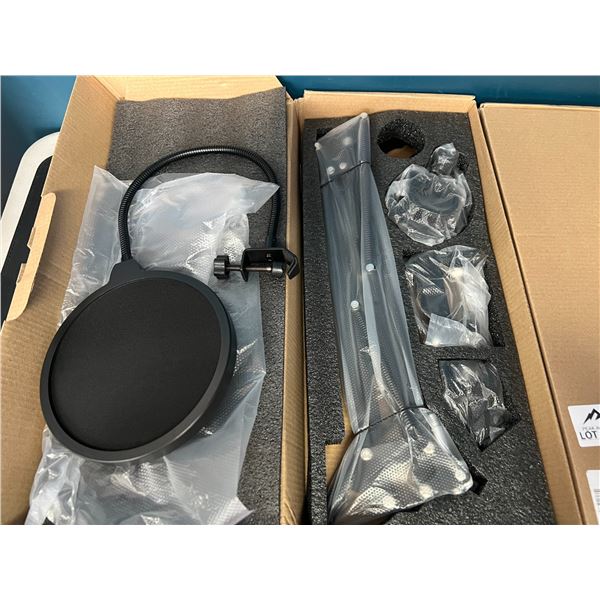 Lot of 2 Desktop Microphone Stands for Podcasting/Recording