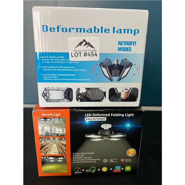 Lot of 2 LED Deformable Folding Lights