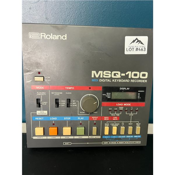 Lot of 1 Roland MSQ-100 Mini Digital Keyboard Recorder (*Used/As Is)