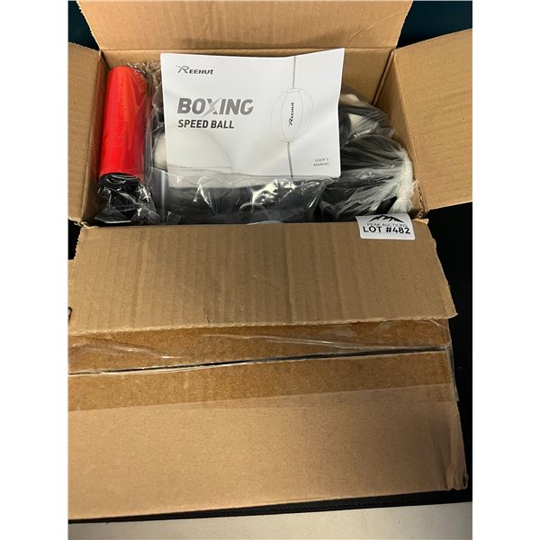 Lot of 2 Reehut Double-End Boxing/Punching Balls