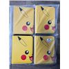 Image 1 : Lot of 4 Pokemon Leather 4-Pocket Card Premium Binders