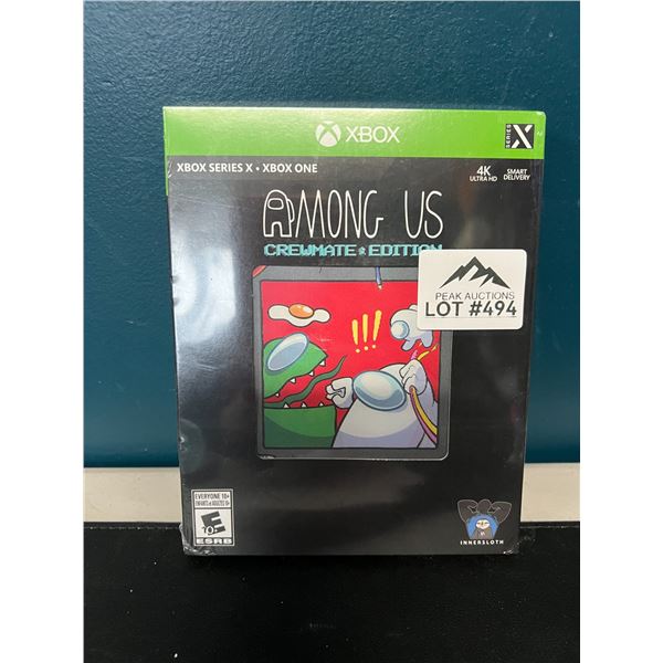 Lot of 1 Among Us Crewmate Edition Video Game for Xbox Series X & Xbox One