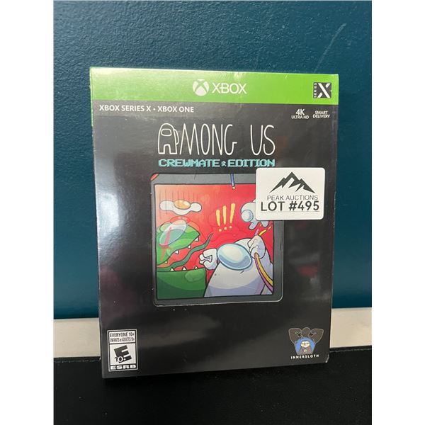 Lot of 1 Among Us Crewmate Edition Video Game for Xbox Series X & Xbox One