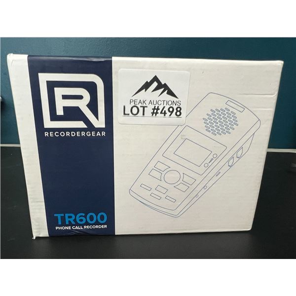 Lot of 1 Recordergear TR600 Phone Call Recorder Device