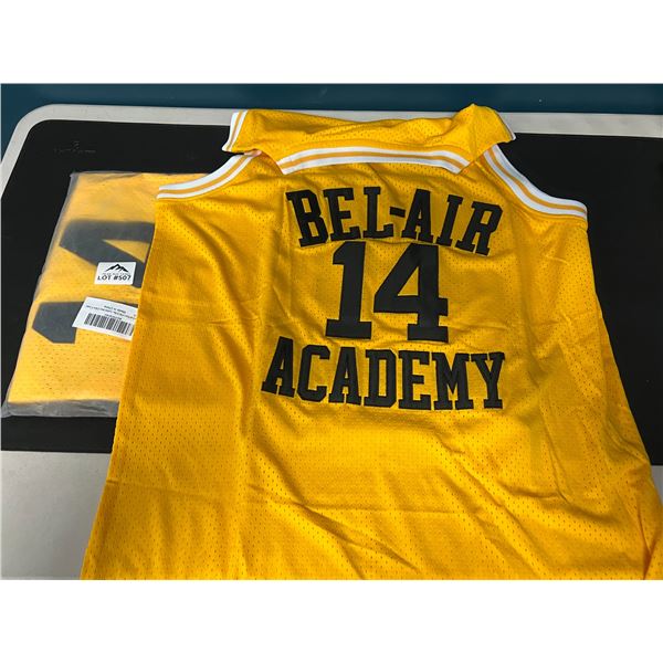 Lot of 2 Basketball Jerseys - Will Smith/Bel-Air Jerseys (Size XL & Large)
