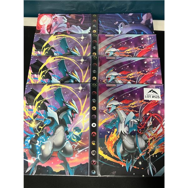 Lot of 4 Pokemon 4 Pocket Card Binders (Hard Shell)