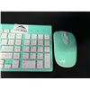 Image 2 : Lot of 1 Wireless Keyboard and Mouse (Mint Blue)