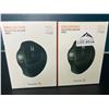 Image 1 : Lot of 2 ProtoArc EM01 RGB Advanced Wireless Trackball Mouse