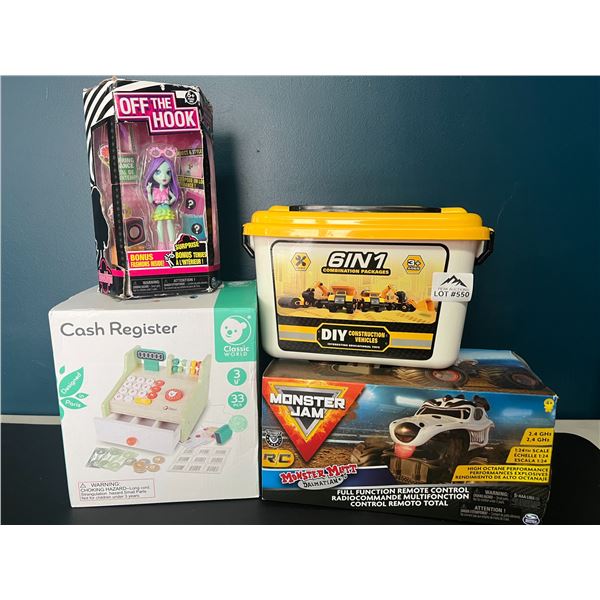 Lot of 4 Assorted Kids Toys