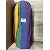 Image 2 : Lot of 1 Bioeartha Outdoor Camping Hammock (Colorful Stripe Design)