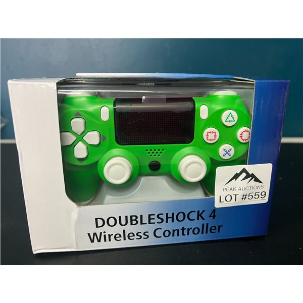 Lot of 1 DoubleShock 4 Wireless Controller for PlayStation 4 (Lime Creen)