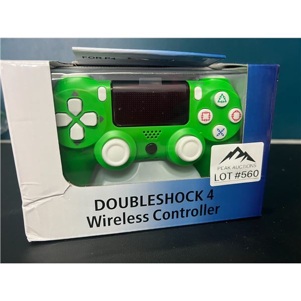 Lot of 1 DoubleShock 4 Wireless Controller for PlayStation 4 (Lime Creen)