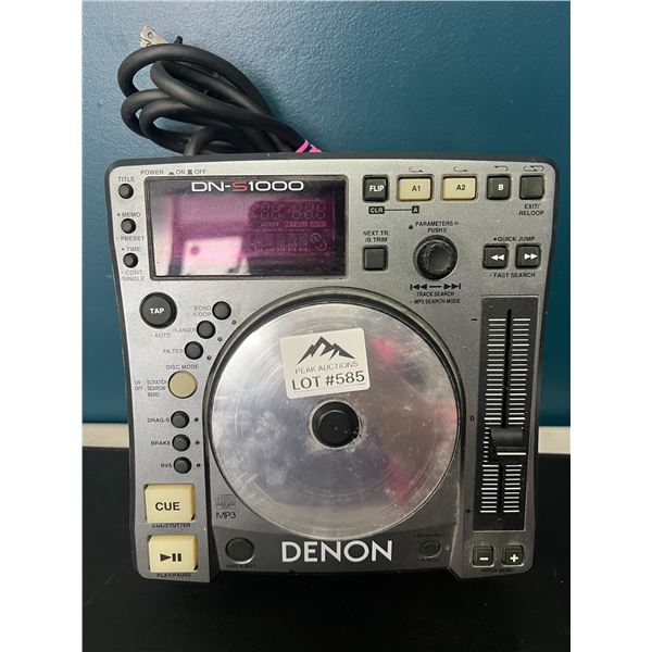 Lot of 1 DENON DN-51000 Compact DJ Turntable (*Used/As Is)