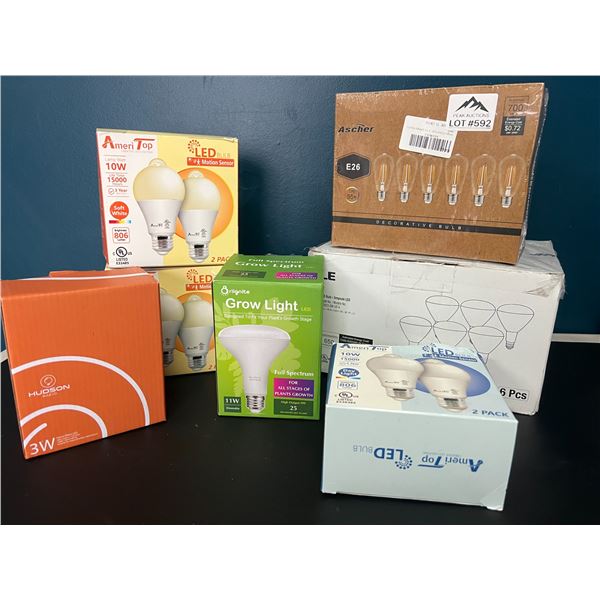 Lot of Assorted LED Bulbs - Large Multipacks!