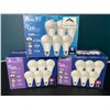 Image 1 : Lot of 3 Multi-Packs of AmeriTop LED Bulbs (6 per pack/18 total)