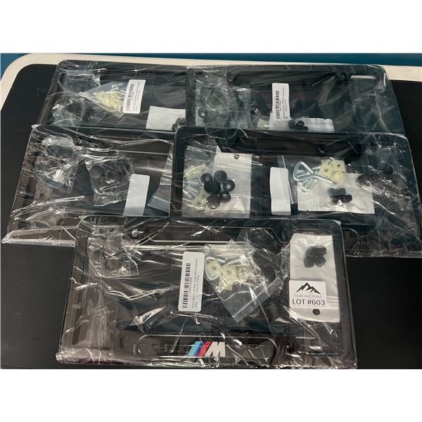 Lot of 5 License Plate Frames for BMW