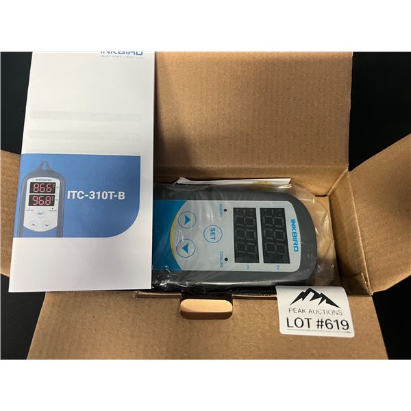 Lot of 1 Inkbird Digital Temperature Controller ITC-310T-B w/ Programmable Timer