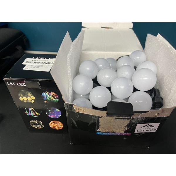 Lot of 2 LED String Lights (Assorted)