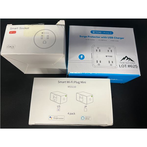 Lot of Assorted Multi-Pack Smart Sockets/WifFi Smart Plugs