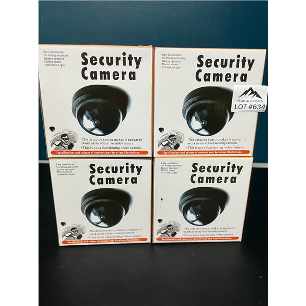 Lot of 4 Dummy Security Cameras