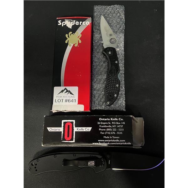 Lot of 2 Folding Pocket Knives