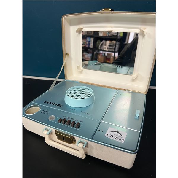 Lot of 1 Vintage Kenmore Hair Dryer (*Used/as is)