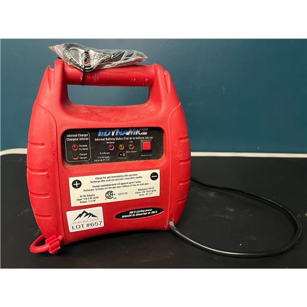 Lot of 1 Dynamic Battery Jumper/Charger (*Used/as is)