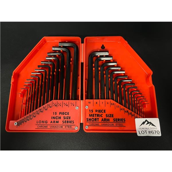 Lot of 1 Allen Key Tool Set