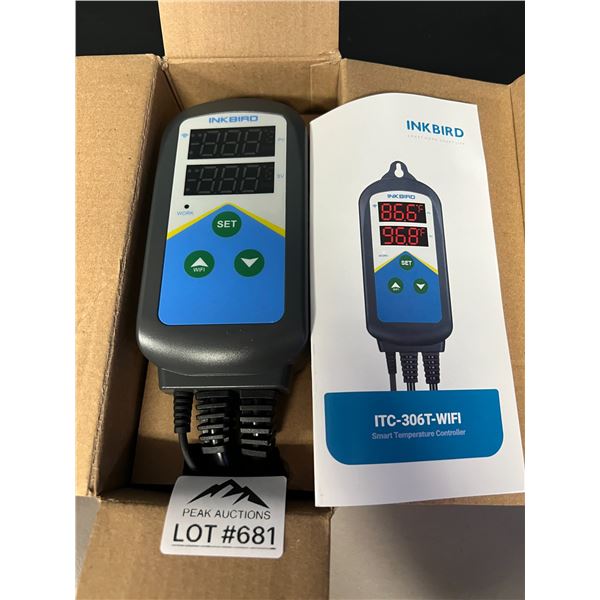 Lot of 1 Inkbird Digital Wifi Temperature Controller ITC-306T