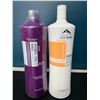 Image 1 : Lot of 2 Fanola Hair Products - No-Yellow Mask & Restructuring Conditioner (1L Large Bottles)