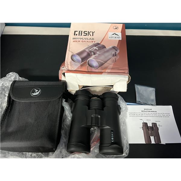 Lot of 1 Pair of Binoculars w/ Carrying Bag