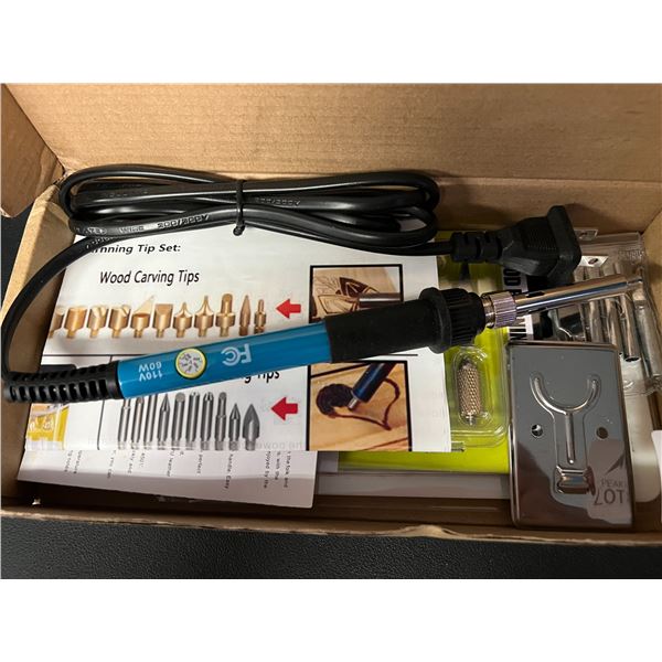Lot of 1 Wood Burning Tool Kit