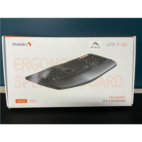 Lot of 1 ProArc Ergonomic Split Keyboard