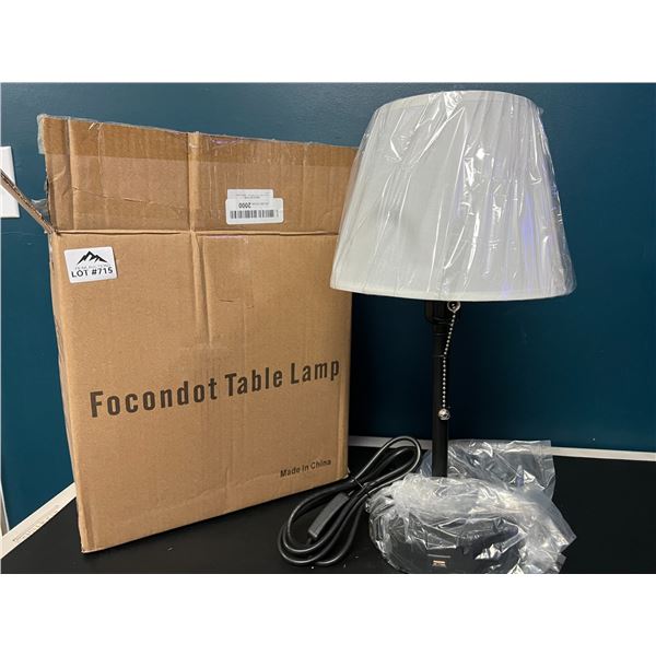 Lot of 1 Table Lamp w/ USB Charging Port